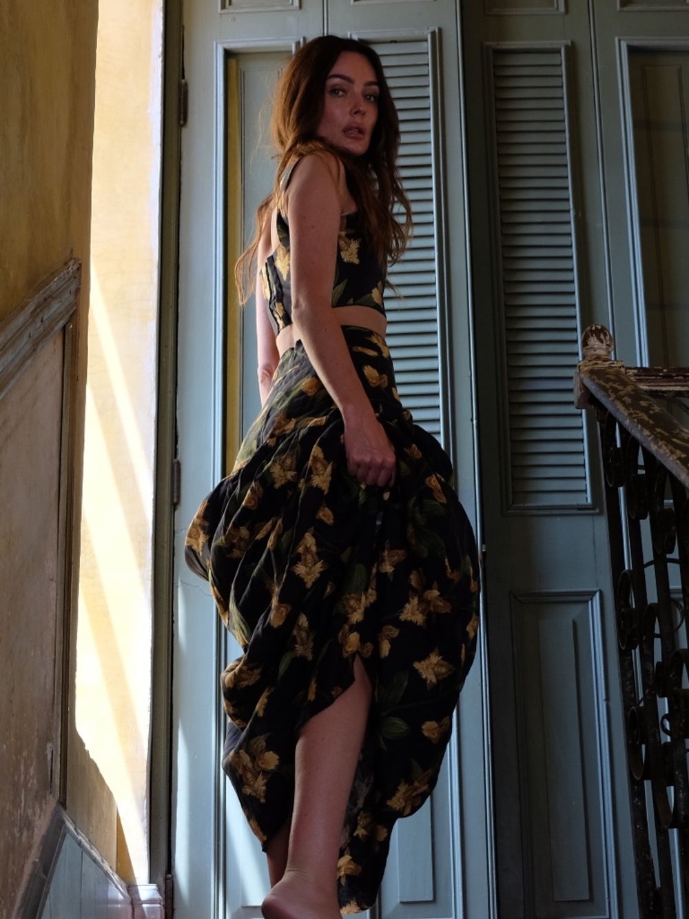 Agua Bendita skirt and top set